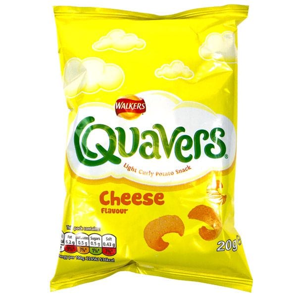 Quavers Walkers Quavers Cheese Crisps 20g – The Hamlet British Store