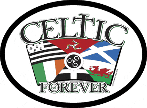 Celtic Forever Oval Decal - 1216