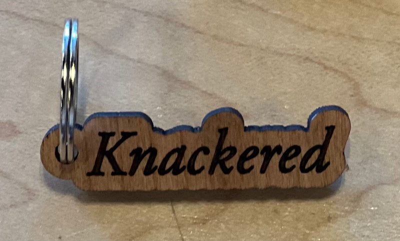 Gone With The Grain Knackered Key Ring