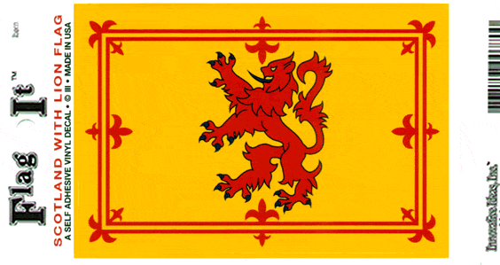 Scotland Lion Decal - 652