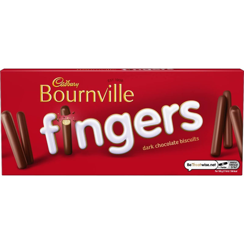 Cadbury Bournville Chocolate Fingers 114g
