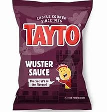 Tayto (NI) Wuster Sauce Crisps 32.5g