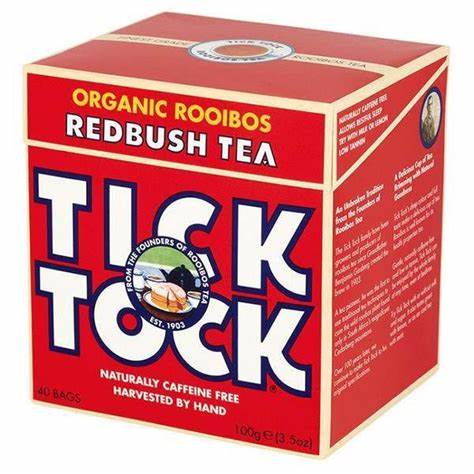 Tick Tock Rooibos Organic Tea - Red 40 Bags