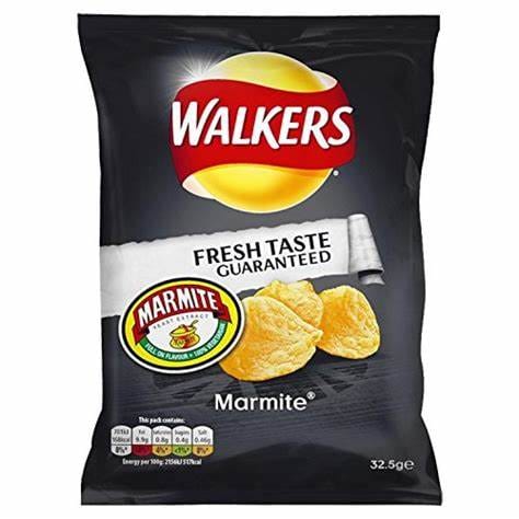 Walkers Marmite Crisps 32.5g