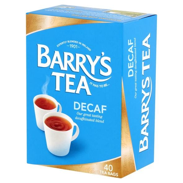 Barrys Decaffeinated 40 Teabags 125g