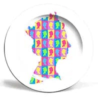 Queen Silhouette Portrait 10in. Plate