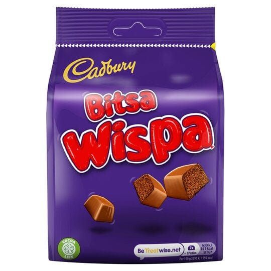 Cadbury Bitsa Wispa Bag 100g