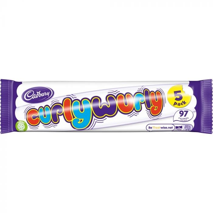Cadbury Curly Wurly 5 Pack 5x21.5g