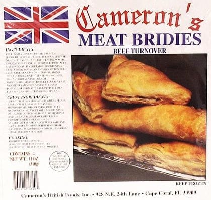 Camerons Bridies 4pk 310g