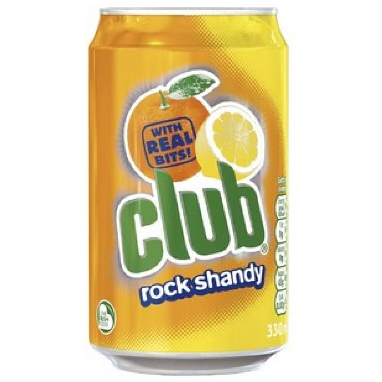Club Rock Shandy Soda Can 330ml