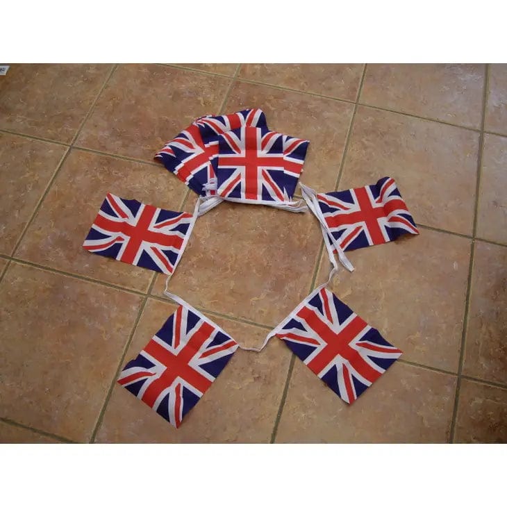 Union Jack Bunting Coronation 6x9 (10 Flags) - 3m