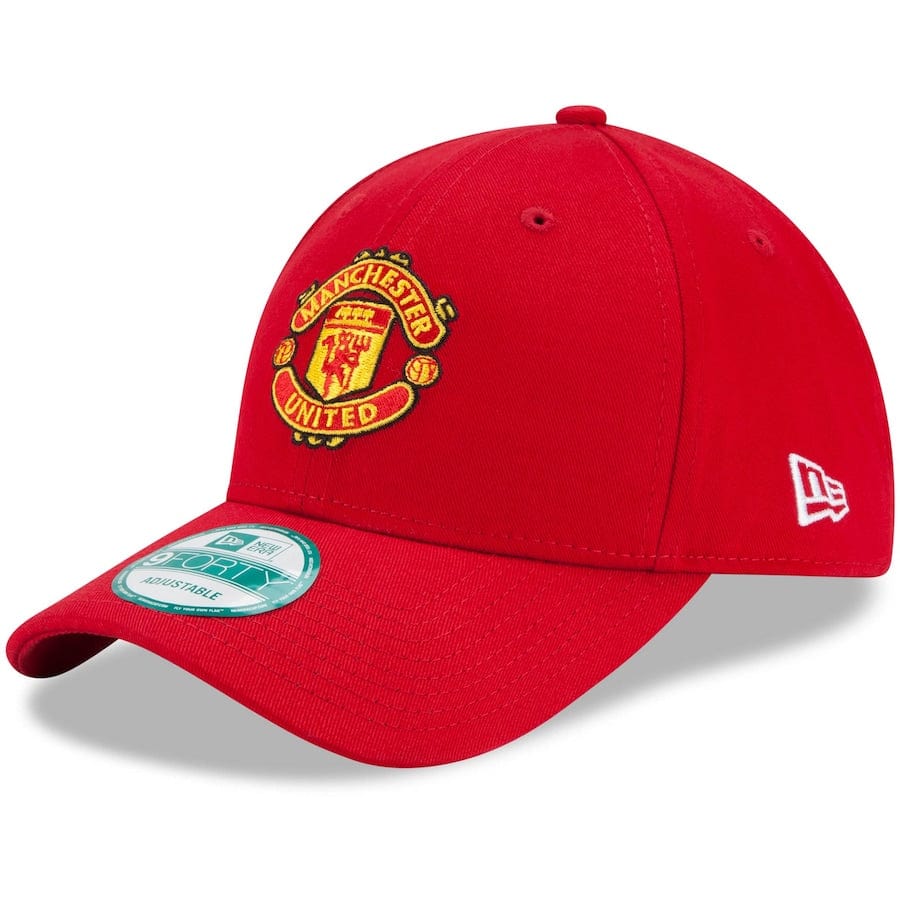 Manchester United New Era 9Forty Red Club Crest Snapback Hat