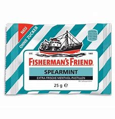 Fishermans Friend Sugar Free Spearmint Menthol Flavour Lozenges 25g