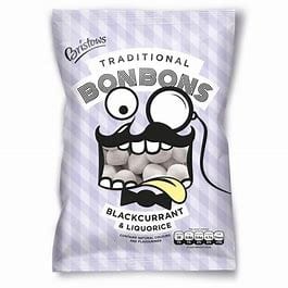 Bristows Blackcurrant and Liquorice Bon Bons 150g