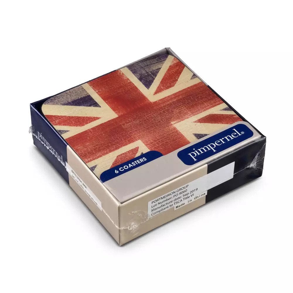 Pimpernel Union Jack Coasters - set of 6