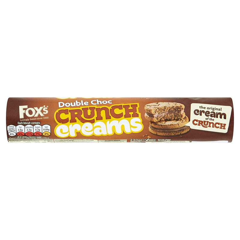 Foxs Double Chocolate Crunch Creams 200g
