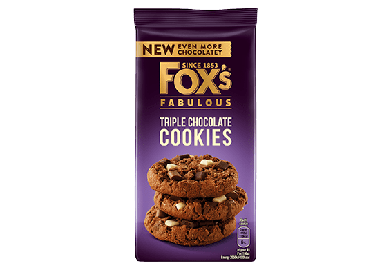 Foxs Chunkie Cookies Triple Chocolate 180g