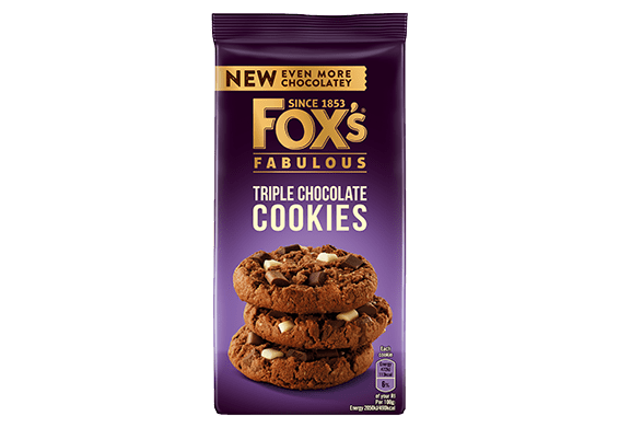 Foxs Chunkie Cookies Triple Chunk 180g