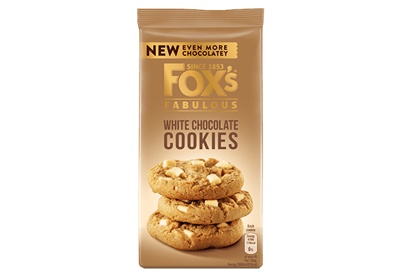 Foxs Chunkie Cookies White Chocolate 180g