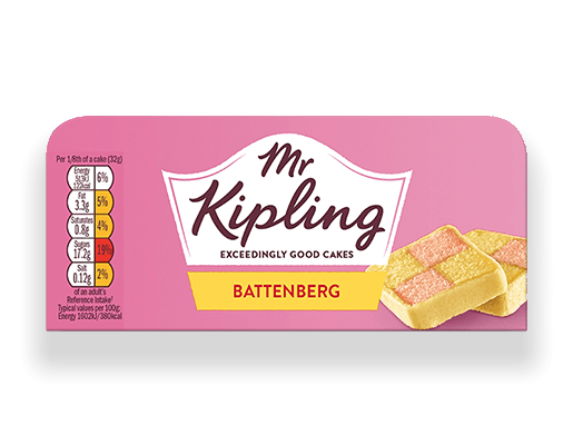 Mr. Kipling Mini Battenbergs 5pk 163g