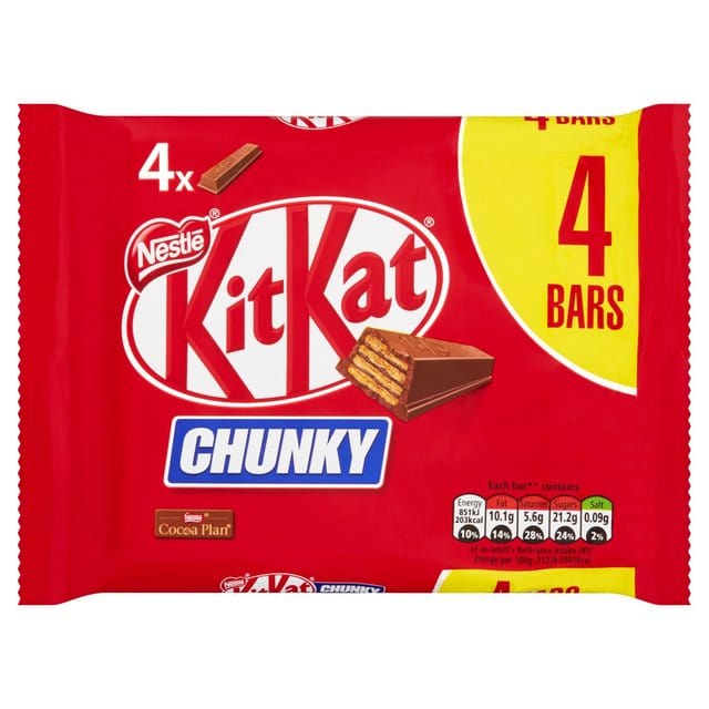 Nestle Kit Kat Chunky 4 Pack 4x32g