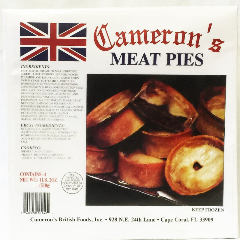 Camerons Meat Pies 4 pack