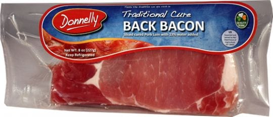 Donnelly Irish Back Bacon 227g