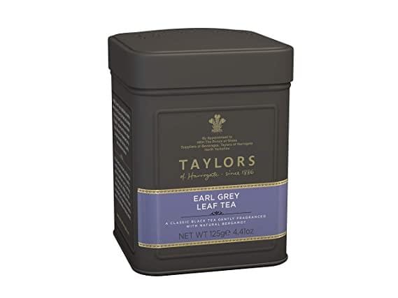 Taylors of Harrogate Earl Grey - Loose Tea Tin Caddy 4.4oz