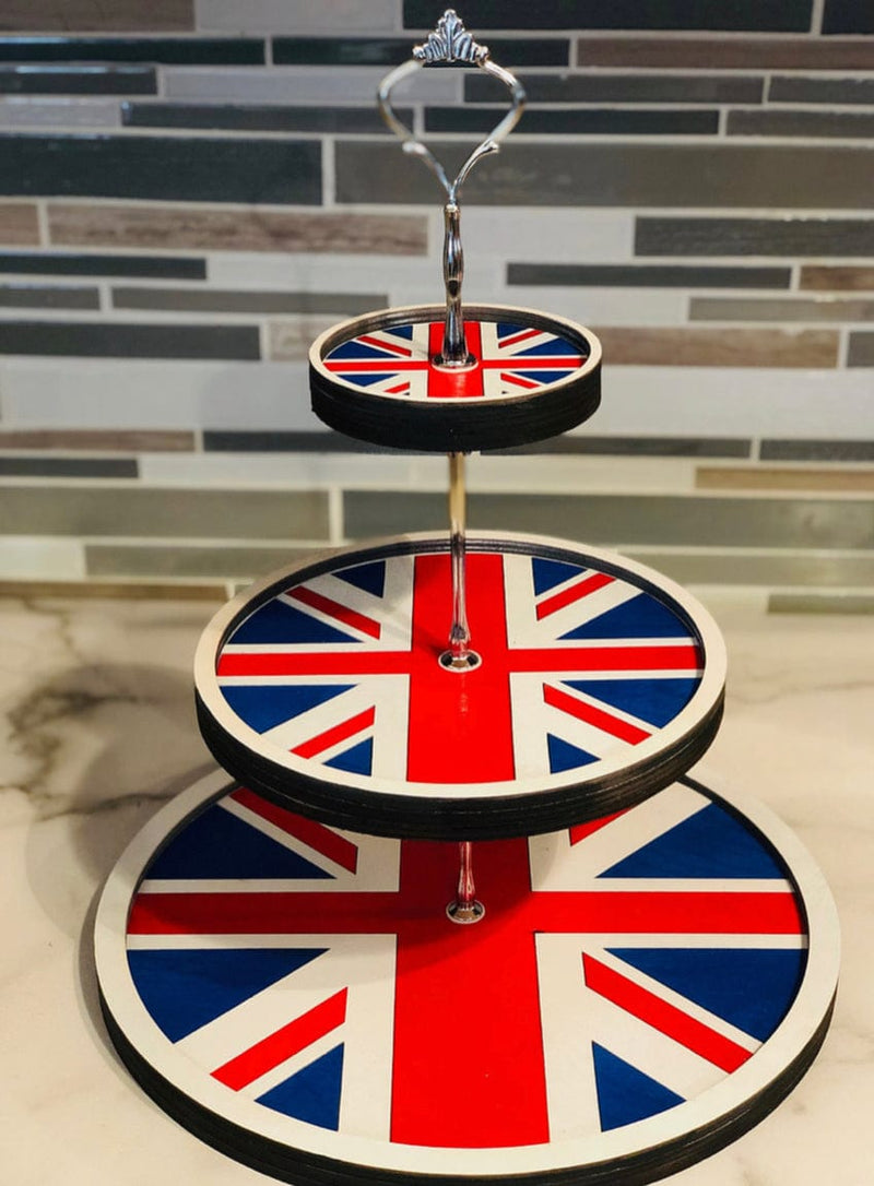 Gone With The Grain Union Jack Cake Stand